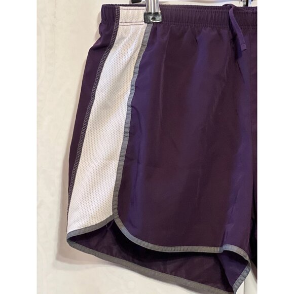 C9 Champion Womens Purple Athletic Running Shorts Size M Polyester Mesh Trim - Picture 3 of 11